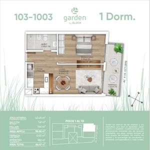 Venta De Apartamento 1 Dormitorio Con Terraza Al Frente! La Blanqueada.