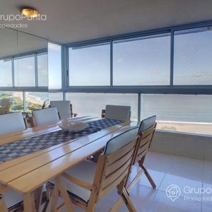 Departamento  Frente Al Mar Con Amenities En Alquiler En  Punta Del Este