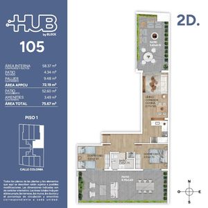 Venta De Apartamento 2 Dormitorios, 2 Patios. Cordón. Entrega 2027