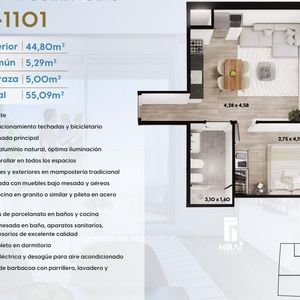 Venta De Apartamento 1 Dormitorio Y Terraza. Cordón Sur! Entrega Abril 2026!