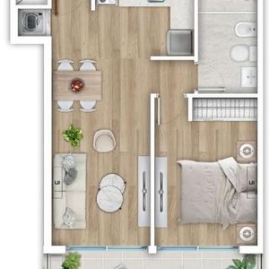 Apartamento De 1  Dormitorio En Venta, Barrio Sur Ap7253345