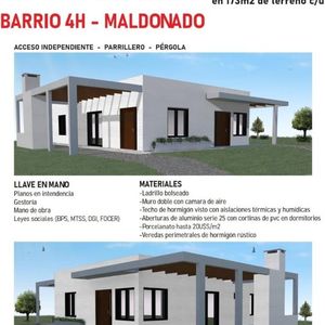 Casa En Maldonado. 4h A Estrenar! 2 Dormitorios