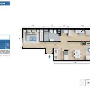 Venta De Apartamento Al Frente, 2 Dormitorios. Entrega Enero 2026