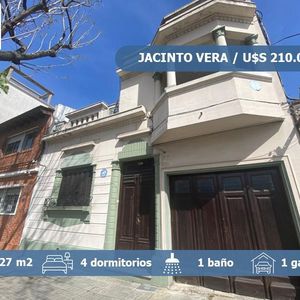 Venta De Casa Padrón único De 4 Dormitorios Y Garaje En Jacinto Vera
