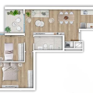 Apartamento De Dos  Dormitorios En Venta, Barrio Sur Abu59226 Ap6567011