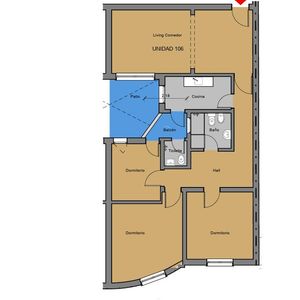 Apartamento De 3 Dormitorios En Venta Con Renta, Tres Cruces Ap7957986 - 106