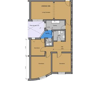 Apartamento De 3 Dormitorios En Venta Con Renta, Tres Cruces Ap7958097 - 206