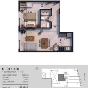 Venta De Apartamento 1 Dormitorio. Zona Pocitos.