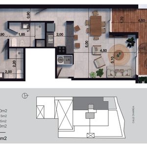 Venta De Apartamento 2 Dormitorios, Amplia Terraza Al Frente. Zona Pocitos.