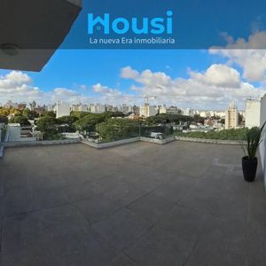 Alquiler Apartamento Monoambiente Con Enorme Terraza Con Vista Al Mar En Punta Carretas