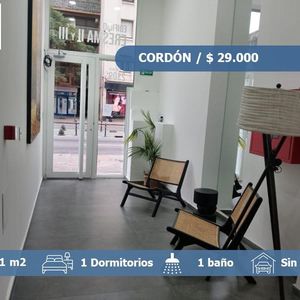 Apartamento A Estrenar De 1 Dormitorio Y Patio De Uso Exclusivo En Cordón