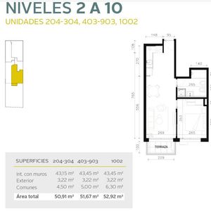 Venta De Apartamento 1 Dormitorio Y Balcón. Zona Cordón  Sur