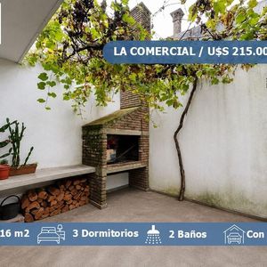 Casa A La Venta En La Comercial De Tres Dormitorios Con Cochera, Parrillero Y Estufa A Leña