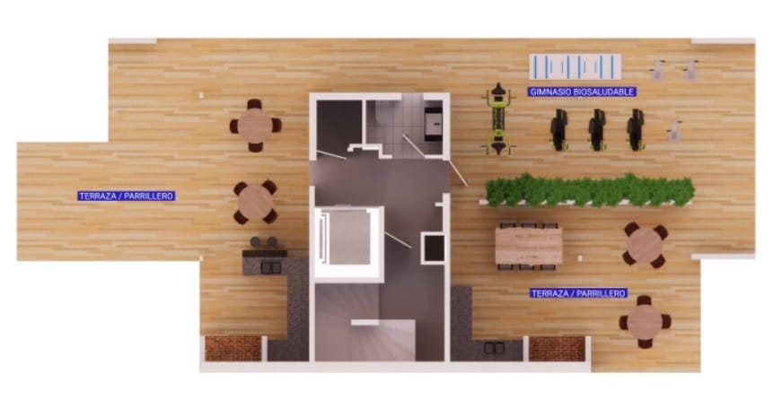 Plano Terraza — Austin
