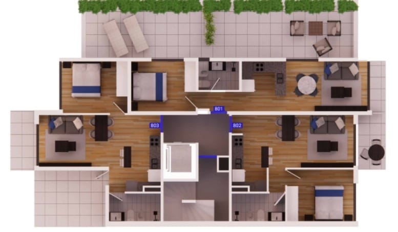 Plano Nivel 8 — Austin