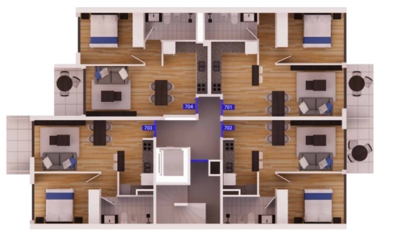 Plano Nivel 7 — Austin
