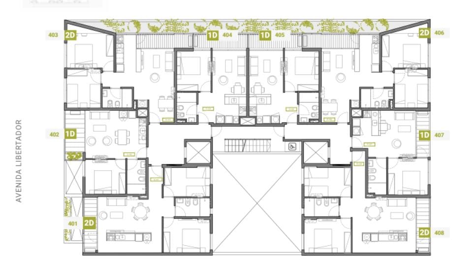 Plano Nivel 4 — 01 Libertador