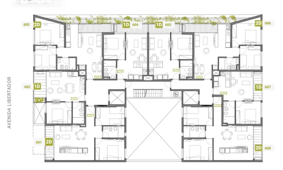 Plano Nivel 6 — 01 Libertador