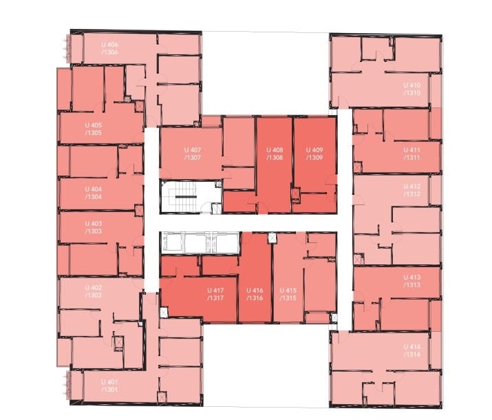 Plano Piso 4-13 — Ventura Soho