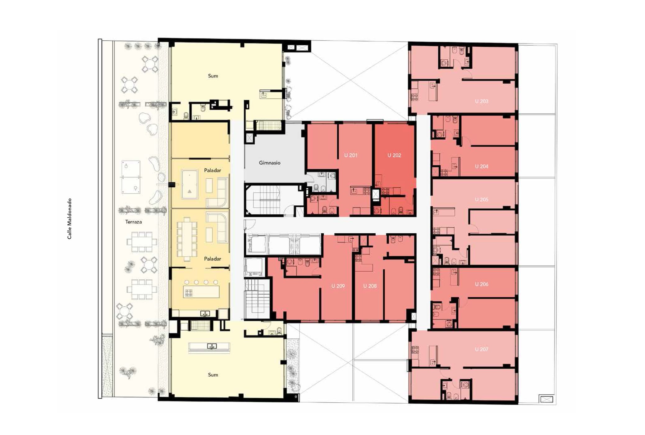 Plano Piso 2 — Ventura Soho