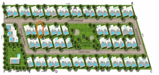 En Venta Terreno de Playa en Condominio Privado - Mejia