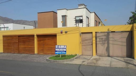 Alquilo Casa en Condominio en El Sol de La Molina