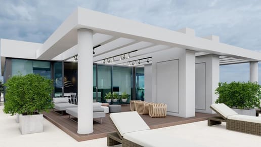 Apartamento 2 dormitorios, 2 baños y balcón doble en Aidy Grill, Punta del Este