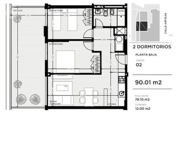 Apartamento - Tres Cruces - con patio , calidad, estrena fines de 2022