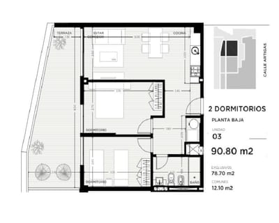 Apartamento - Tres Cruces - con patio , calidad, estrena fines de 2022