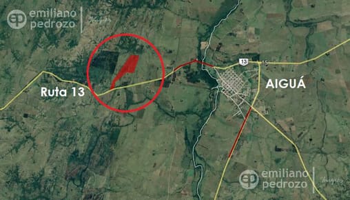 Venta Chacra en Lavalleja a 5 km de Aiguá
