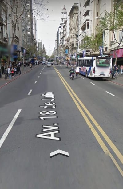 18 de julio proximo Convención, padrón único, 11,4 mts de frente, 541 m2, renta !!