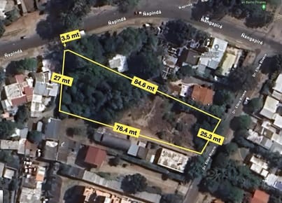 Terreno en Pinares. 2045 m2