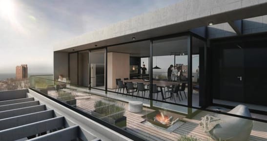 Apartamento 1 dormitorio con terraza en Centro, Montevideo