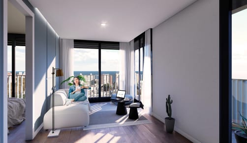 Venta apartamento un dormitorio con terraza en Cordón