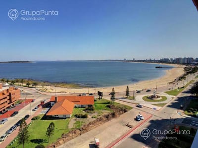 Departamento piso alto frente al mar , terazza con parrillero, Punta del Este, Playa Mansa