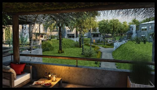 Apartamento moderno en complejo Palmas de la Pedrera