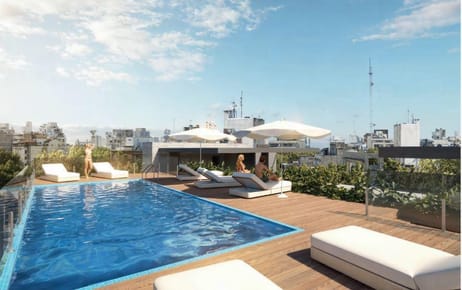 Apartamento en Buceo, 2 dormitorios, 2 baños, amplia terraza