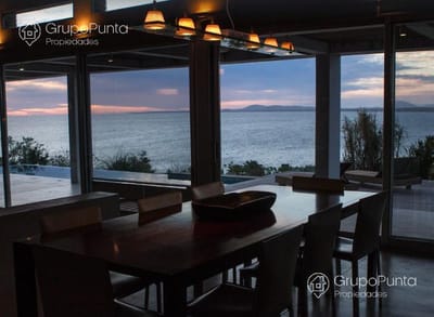 Casa con piscina y vista al mar en alquiler Lomo de la Ballena - Punta Ballena
