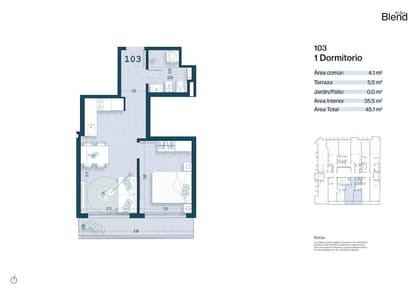 Venta Apartamento de 1 Dormitorio y Terraza al Frente, Cordón Soho!
