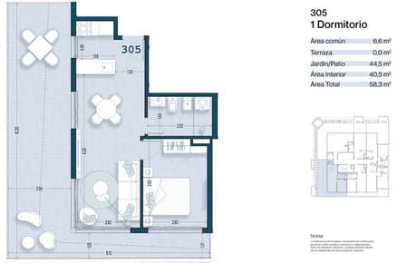 Apartamento de 1 Dormitorio y Terraza al Frente, Cordón Soho!