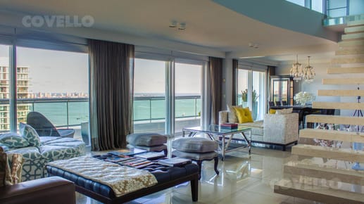 Penthouse en venta Aquarela 3 plantas ascensor privado 4 dormitorios en suite Punta del Este