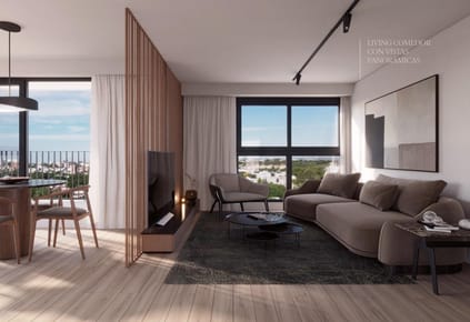 APARTAMENTO EN CONSTRUCCIÓN POCITOS NUEVO DOS DORMITORIOS