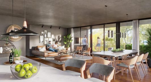 Venta apartamento dos dormitorios con terraza y parrillero en Cno Carrasco