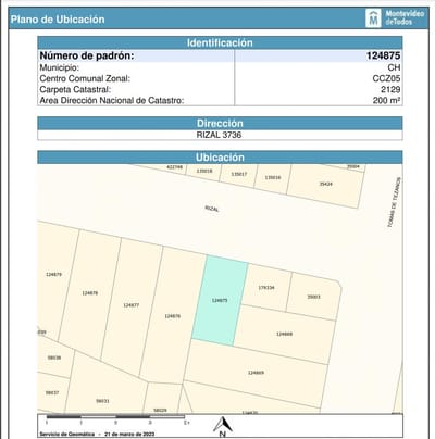 Terreno en  Venta con Anteproyecto Puerto del Buceo