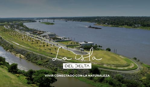 Lote más CASA en venta de 1200 m2 en  La Isla Barrio Cerrado El Delta Nueva Asunción