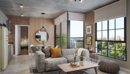 Departamento en venta de 1 dormitorio barrio Las Mercedes Asunción Edificio Boston 842