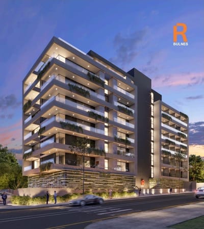 Departamento de 1 dormitorio en venta en barrio Villa Morra Asunción edif R Bulnes