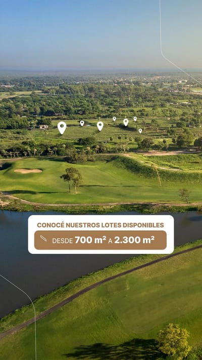 Lotes exclusivos en venta de 720m2 en Barrio Norte El Delta Nueva Asunción