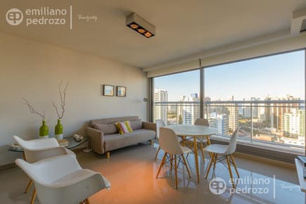 Venta apartamento un dormitorio y medio playa brava Punta del Este