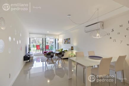 Apartamento de dos dormitorios en edificio con servicios en Punta del Este